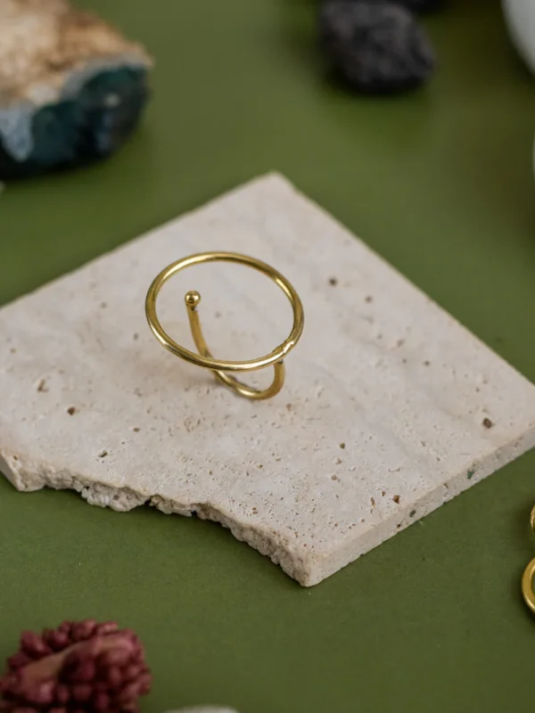 Ellipse Brass Ring