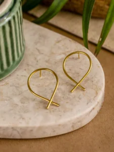 Lana Brass Earring (Anti Tarnish)